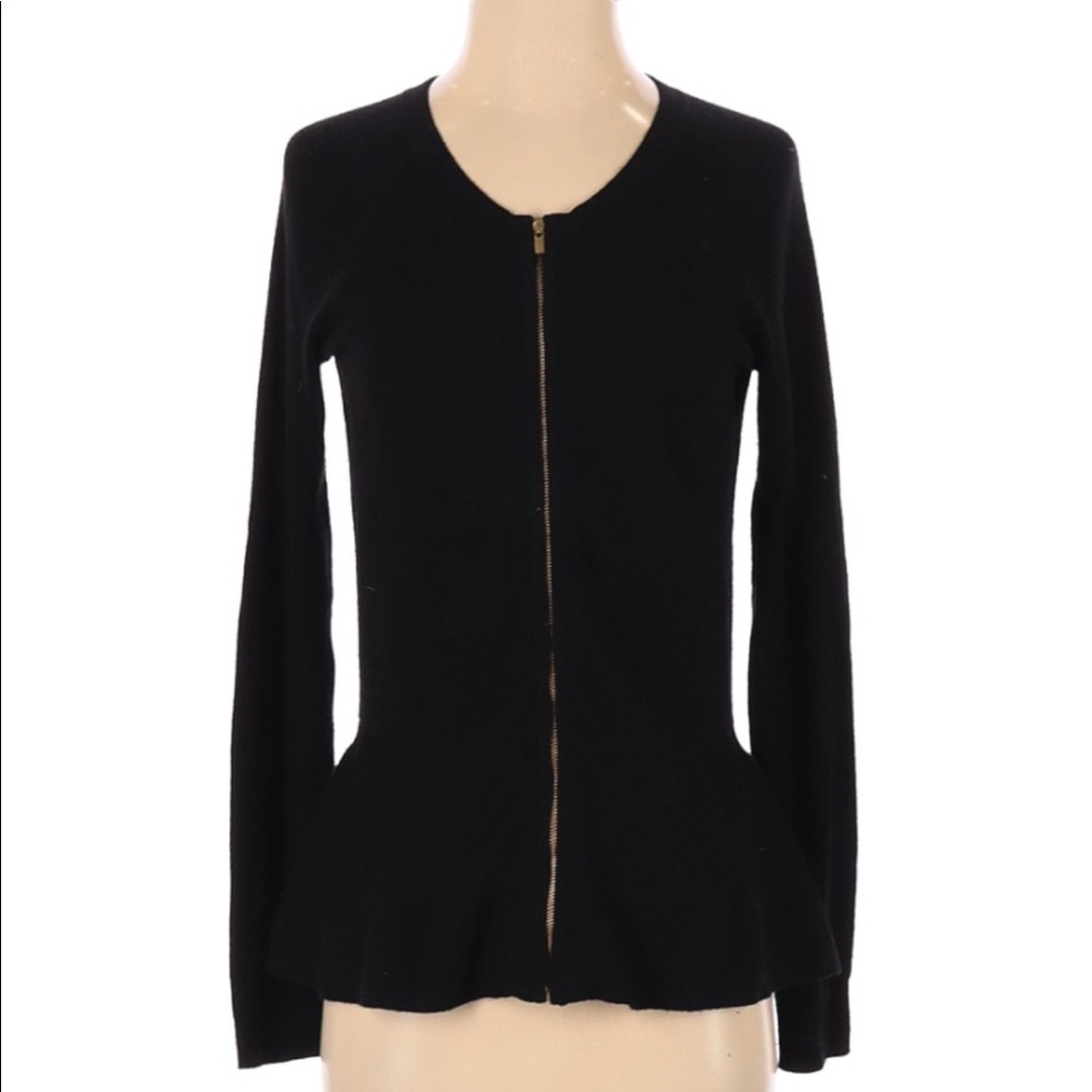 Banana Republic Black Wool-blend Cardigan
